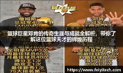 篮球巨星邓肯的传奇生涯与成就全解析，带你了解这位篮球天才的辉煌历程